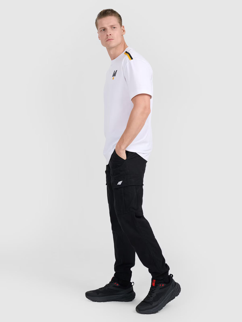 Spodnie casual cargo uniseks 4F x Drift Masters