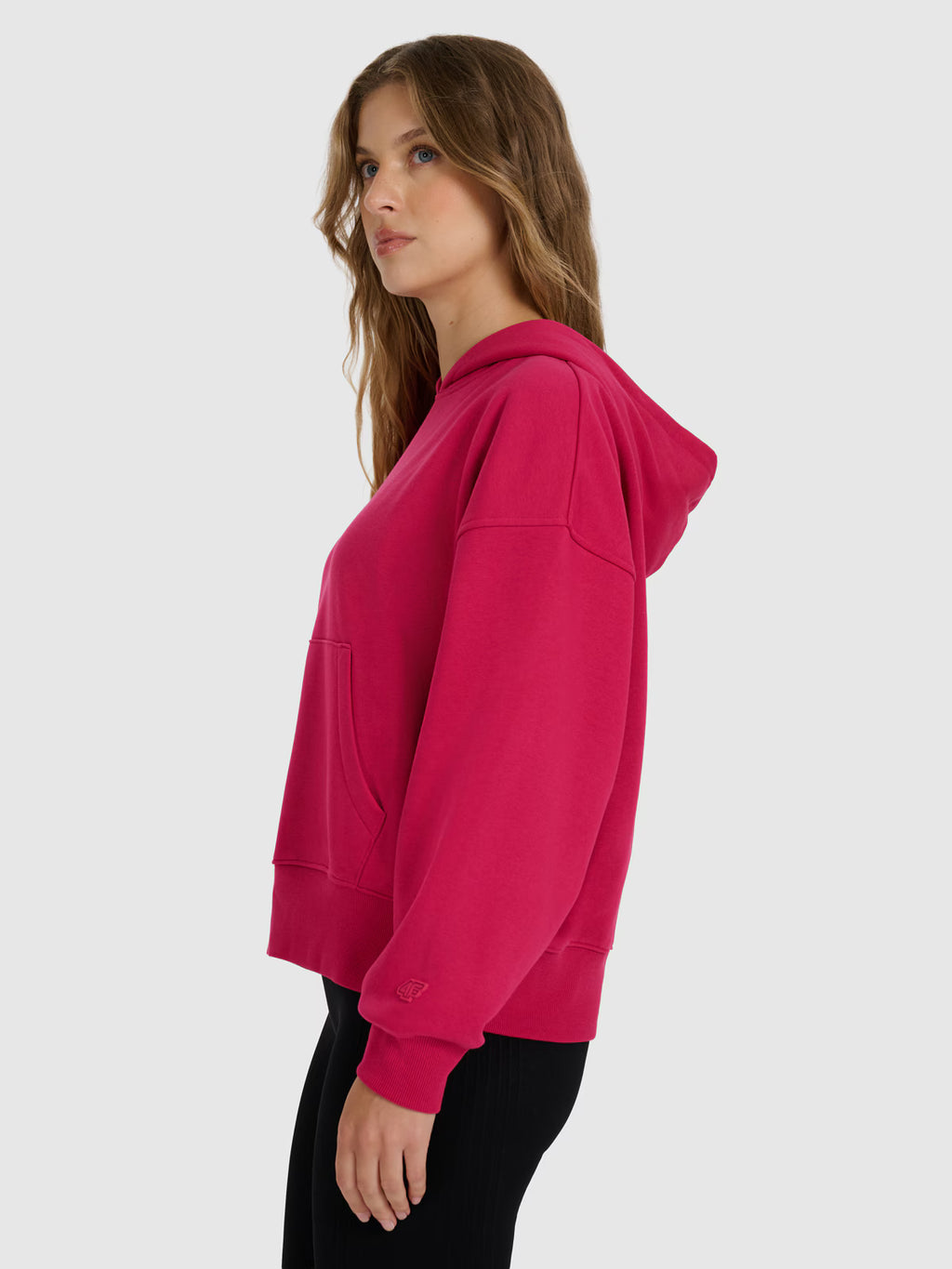 Bluza dresowa nierozpinana z kapturem damska
