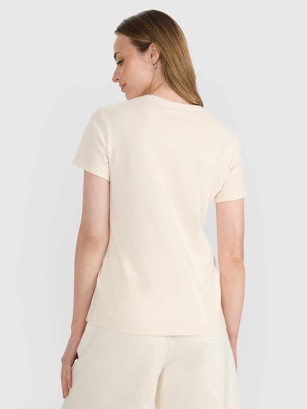 T-shirt regular z nadrukiem damski