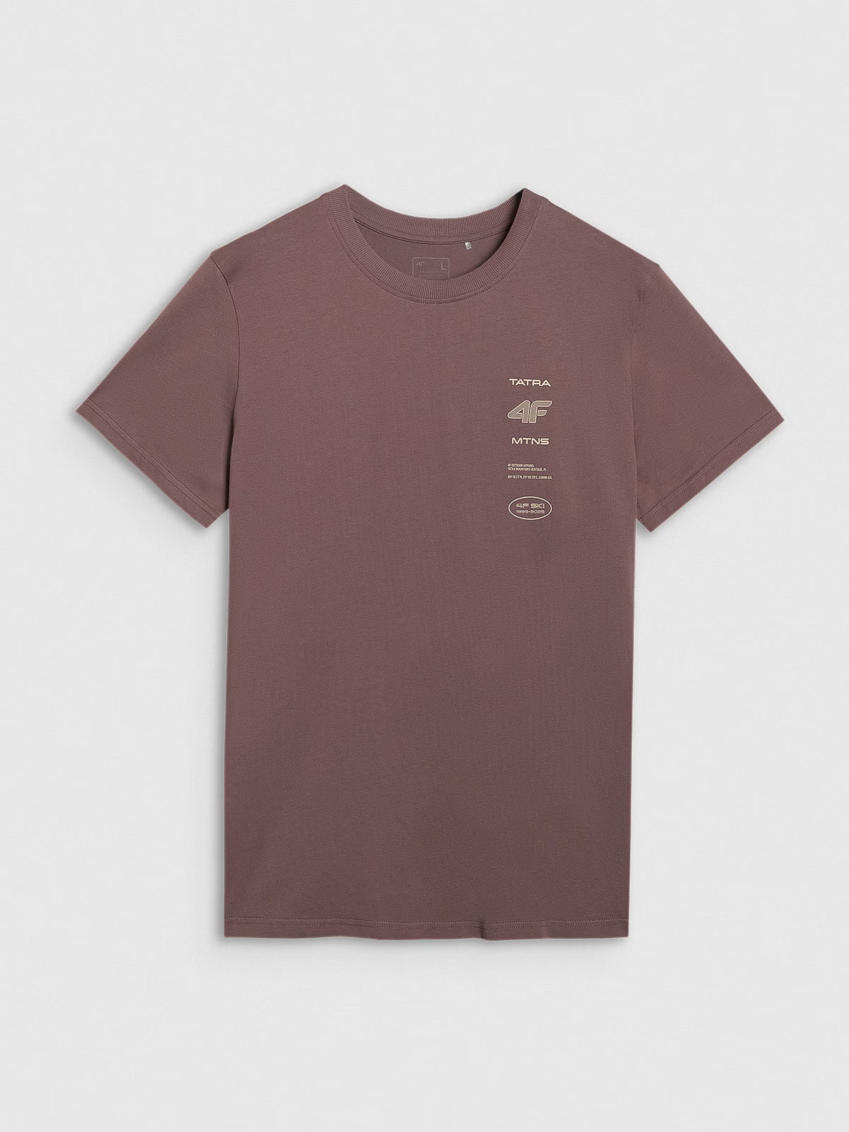T-shirt regular z nadrukiem męski