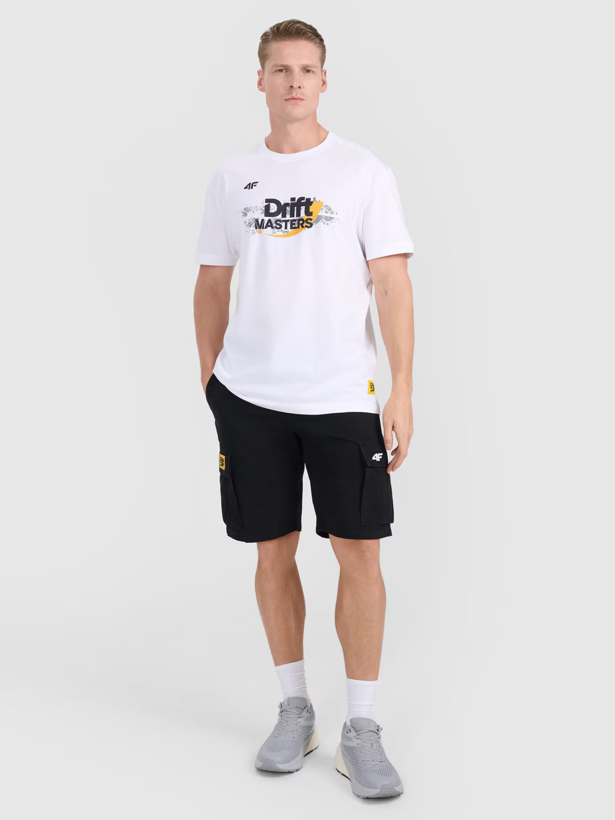 Spodenki casual cargo uniseks 4F x Drift Masters