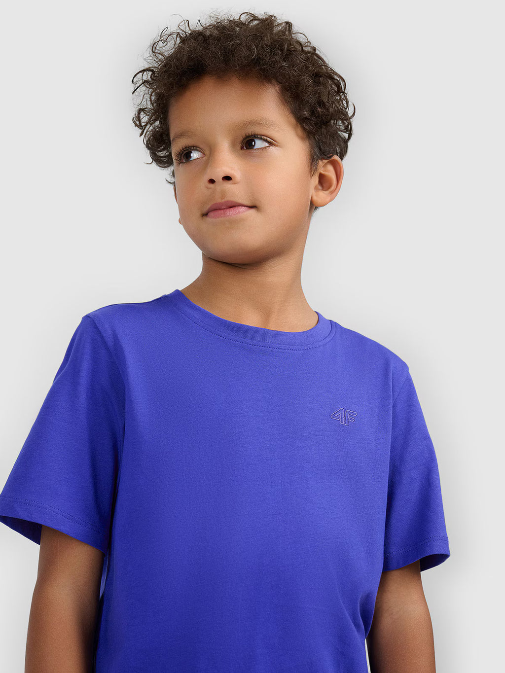 T-shirt regular gładki chłopięcy