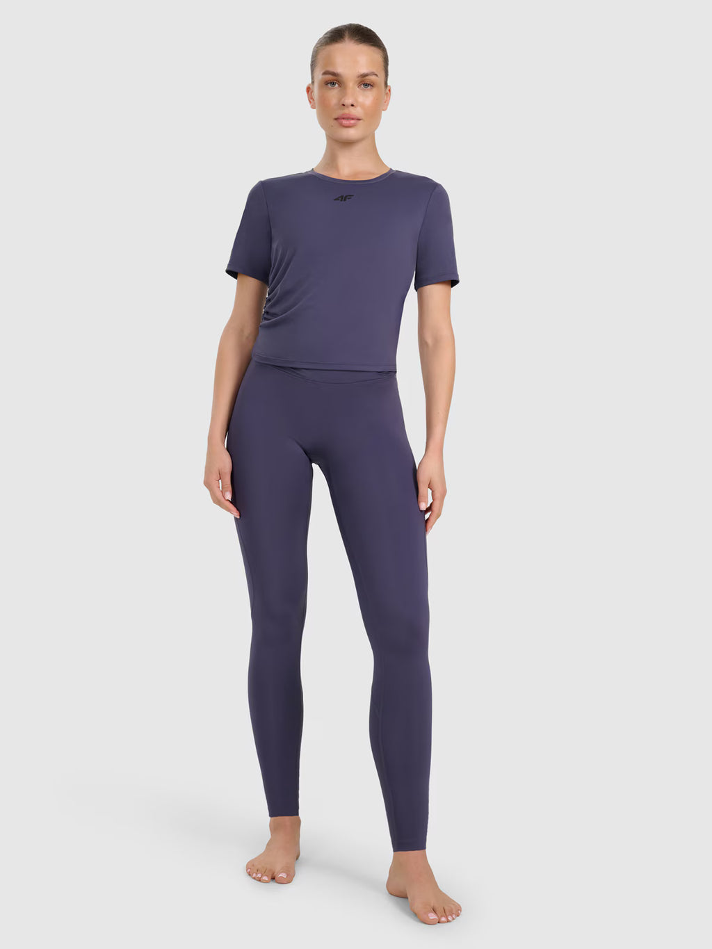 Legginsy do jogi i pilatesu szybkoschnące damskie