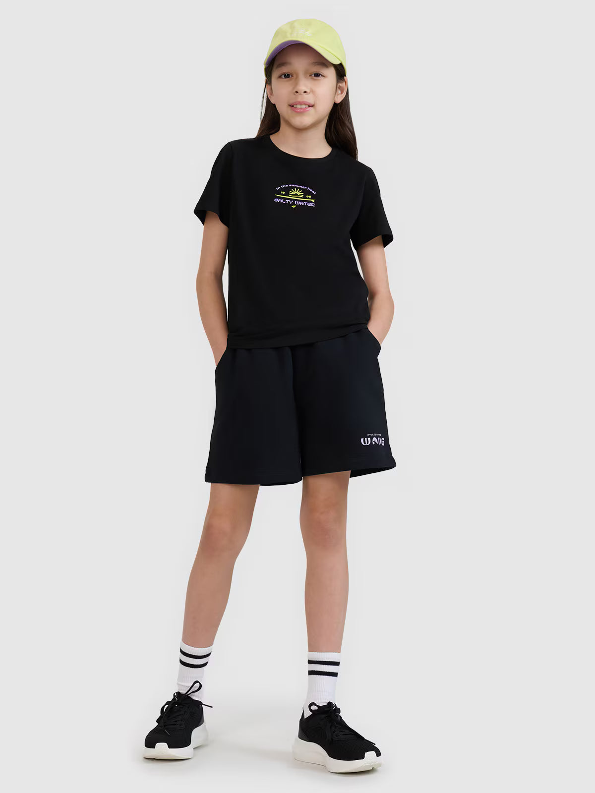T-shirt regular z nadrukiem dziewczęcy