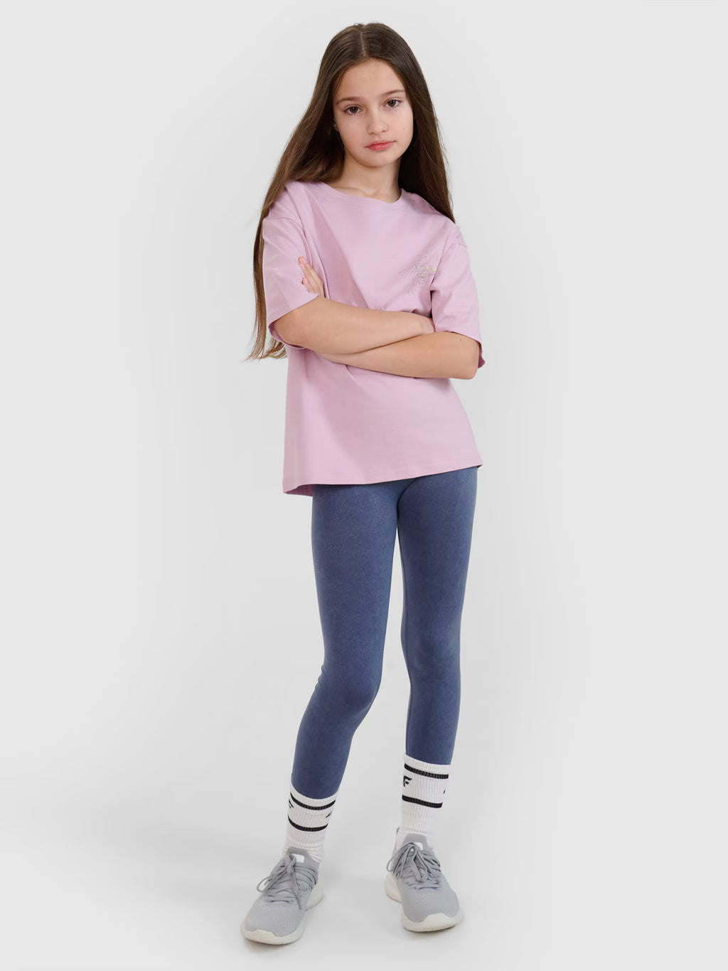 Legginsy dzianinowe dziewczęce