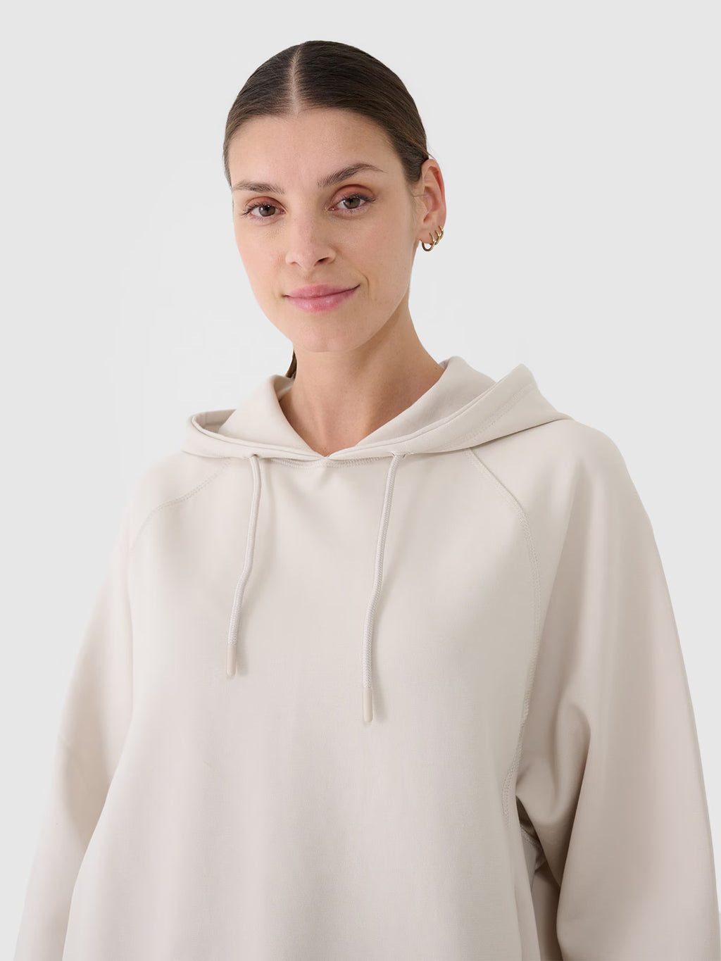 Bluza dresowa nierozpinana z kapturem damska