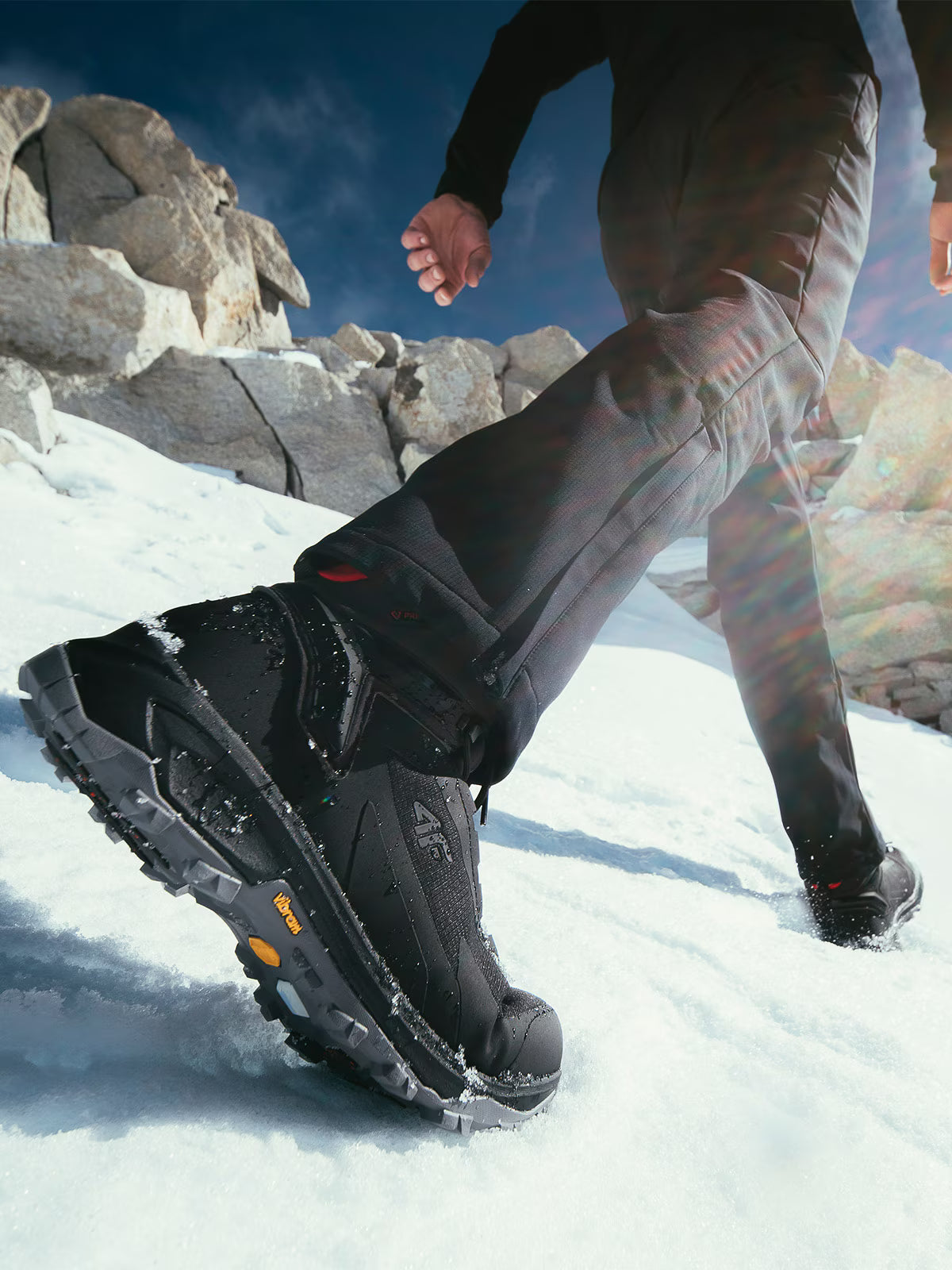 Wysokie buty trekkingowe ICE CRACKER z izolacją Primaloft męskie