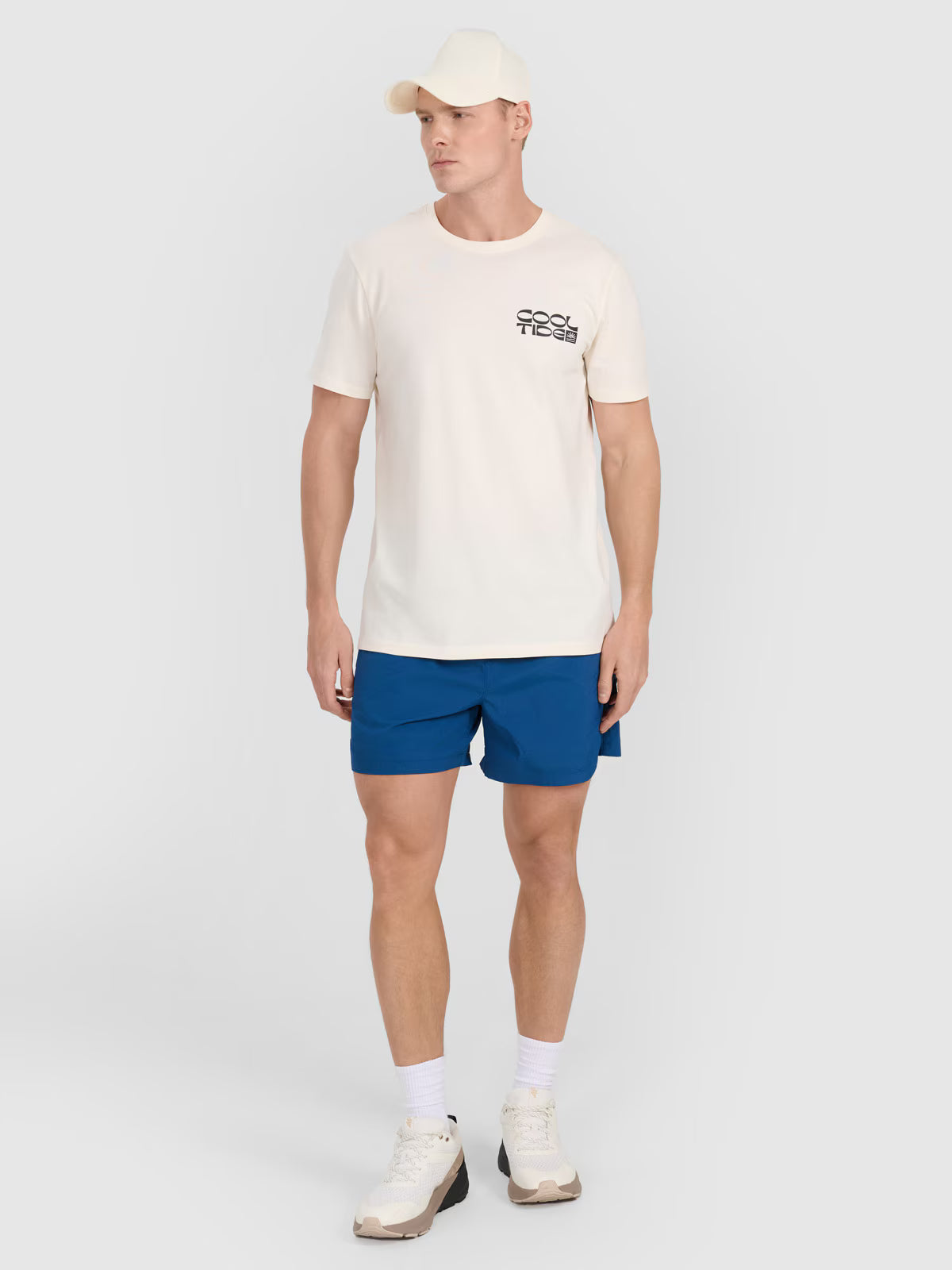 T-shirt regular z nadrukiem męski