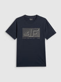 T-shirt regular z nadrukiem męski