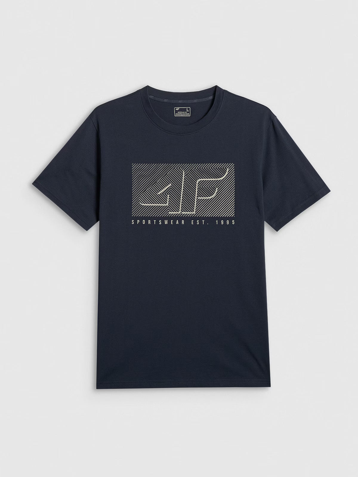 T-shirt regular z nadrukiem męski