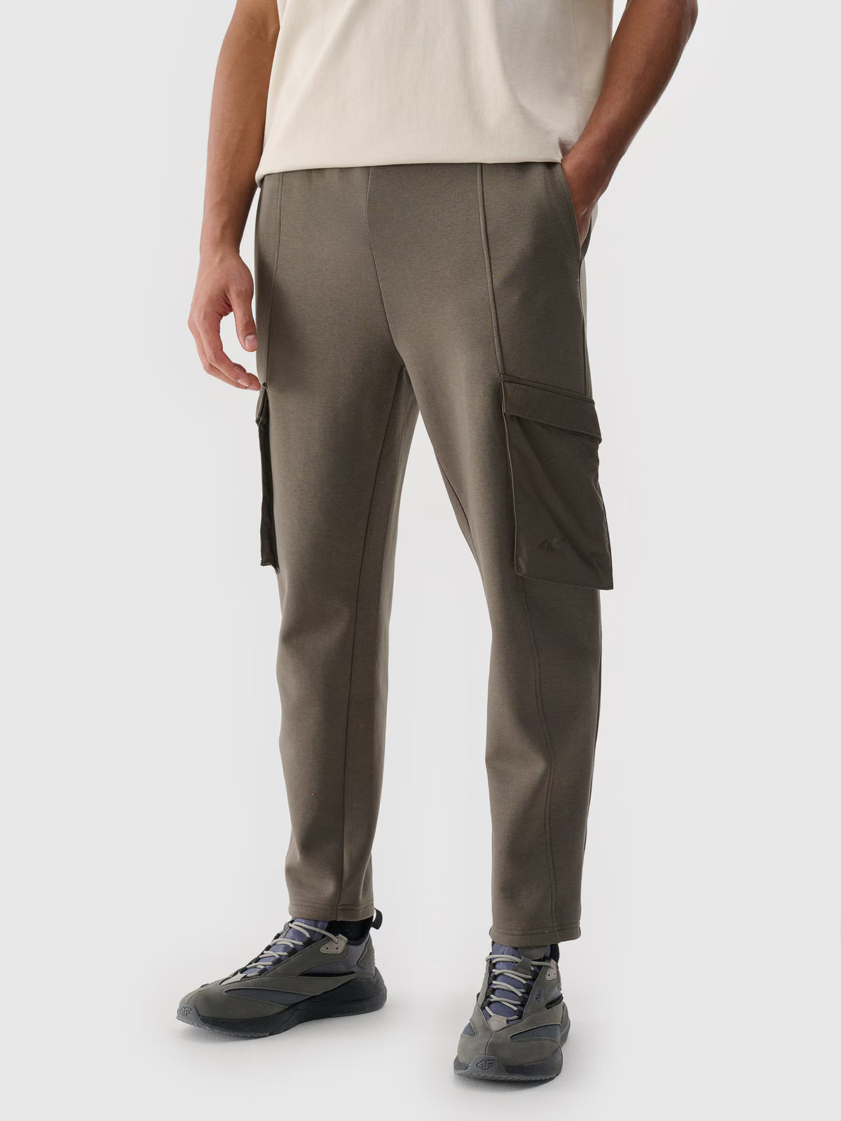 Spodnie casual cargo męskie