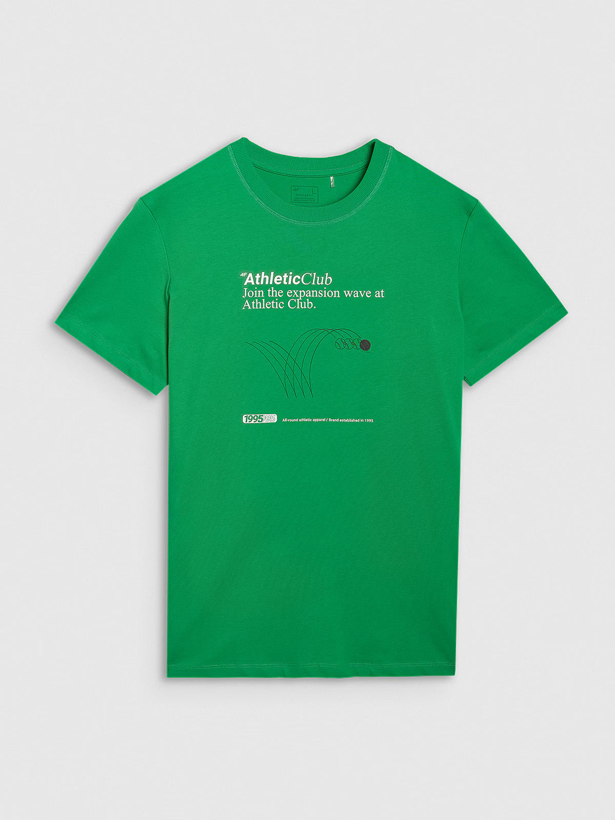 T-shirt regular z nadrukiem męski