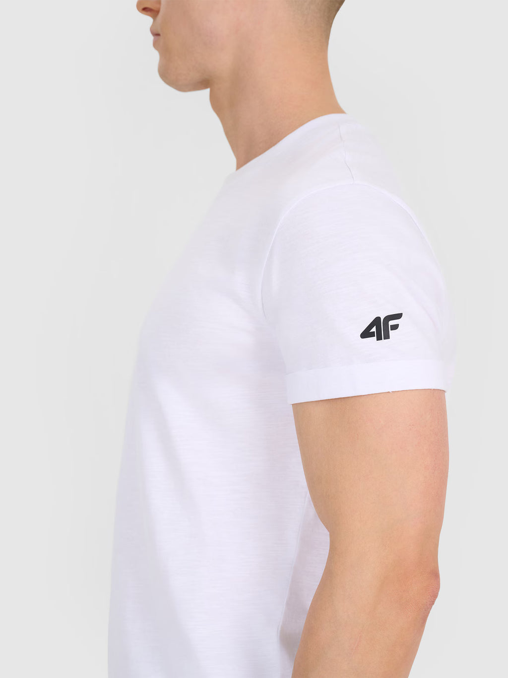 T-shirt regular gładki męski