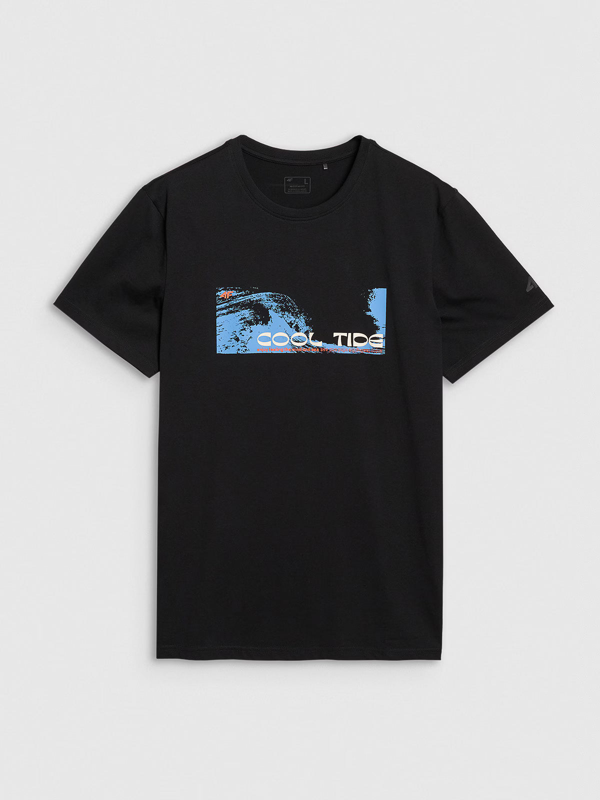 T-shirt regular z nadrukiem męski