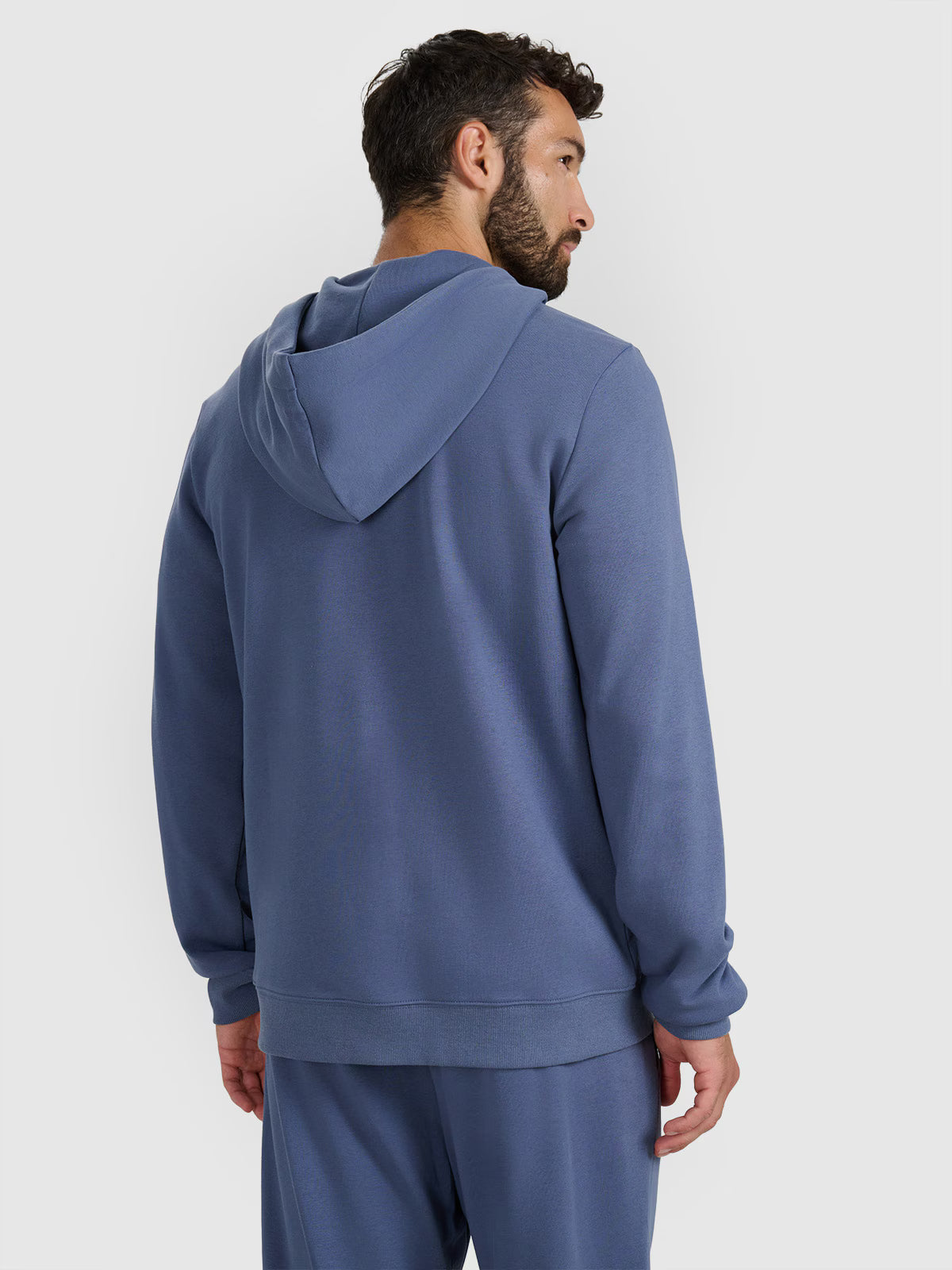 Bluza dresowa rozpinana z kapturem męska