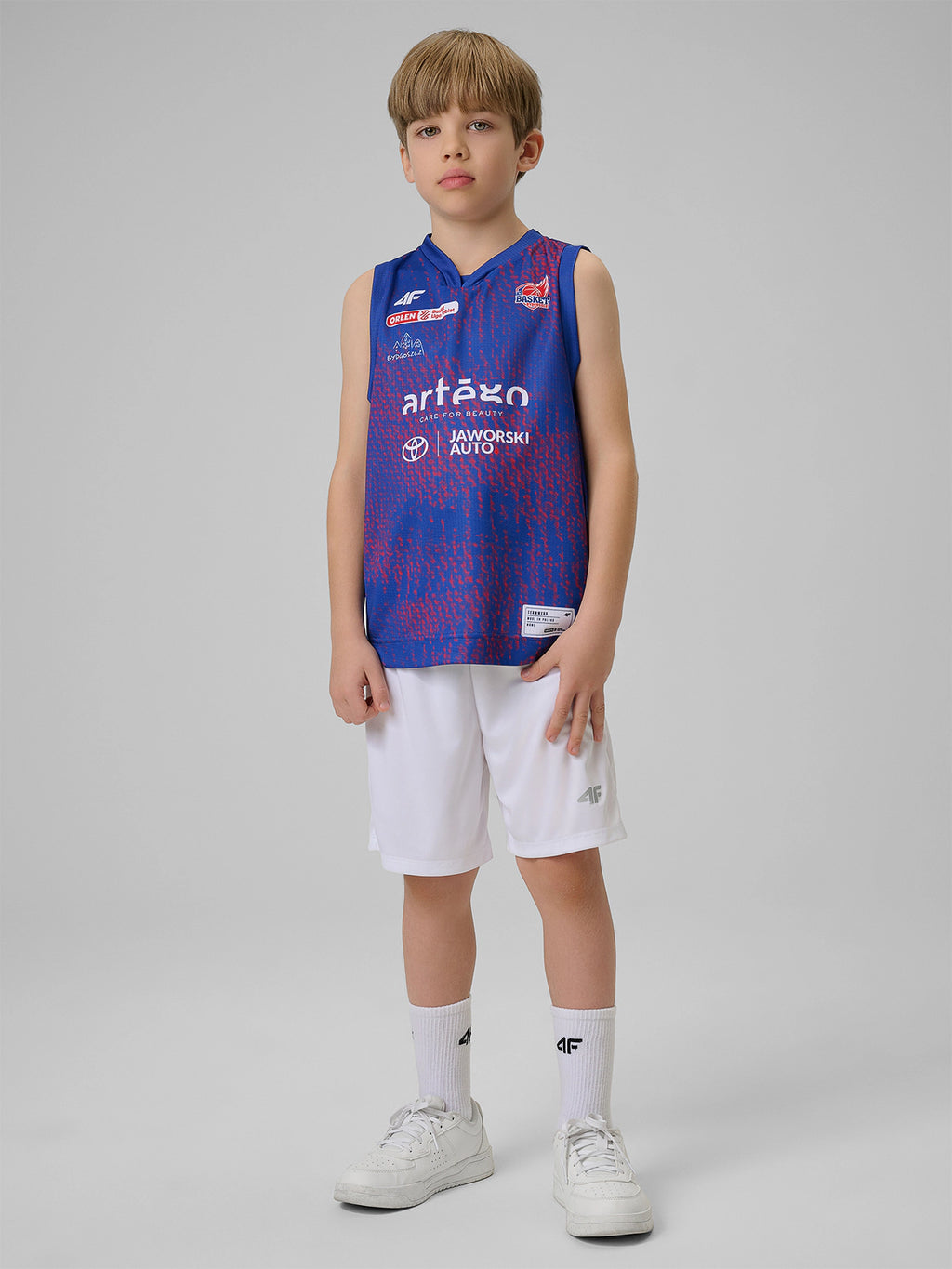 Koszulka meczowa replika wyjazdowa z sezonu 2025/26 dziecięca 4F x KS Basket 25 Bydgoszcz