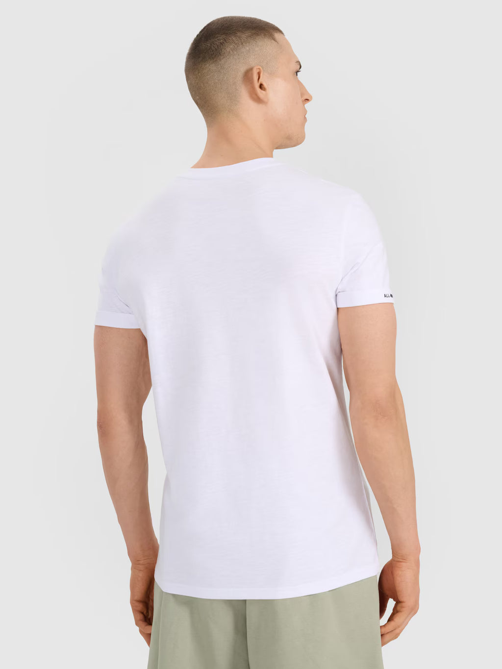 T-shirt regular gładki męski