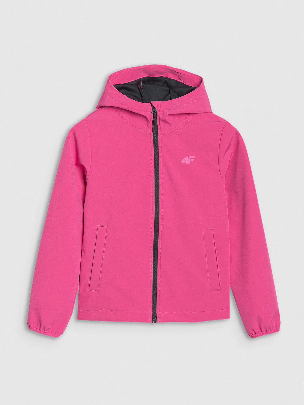 Kurtka softshell wiatroodporna membrana 5000 dziewczęca