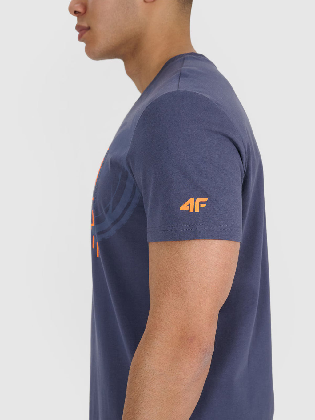 T-shirt regular z nadrukiem męski
