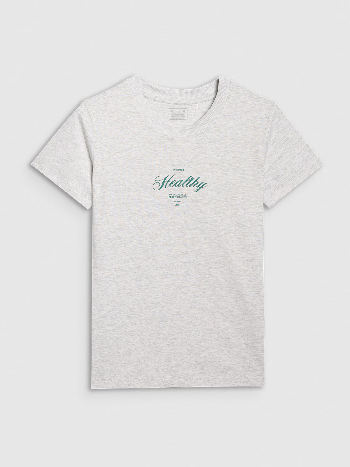 T-shirt regular z nadrukiem damski