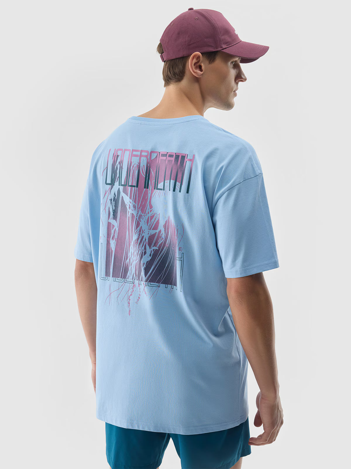 T-shirt z nadrukiem męski