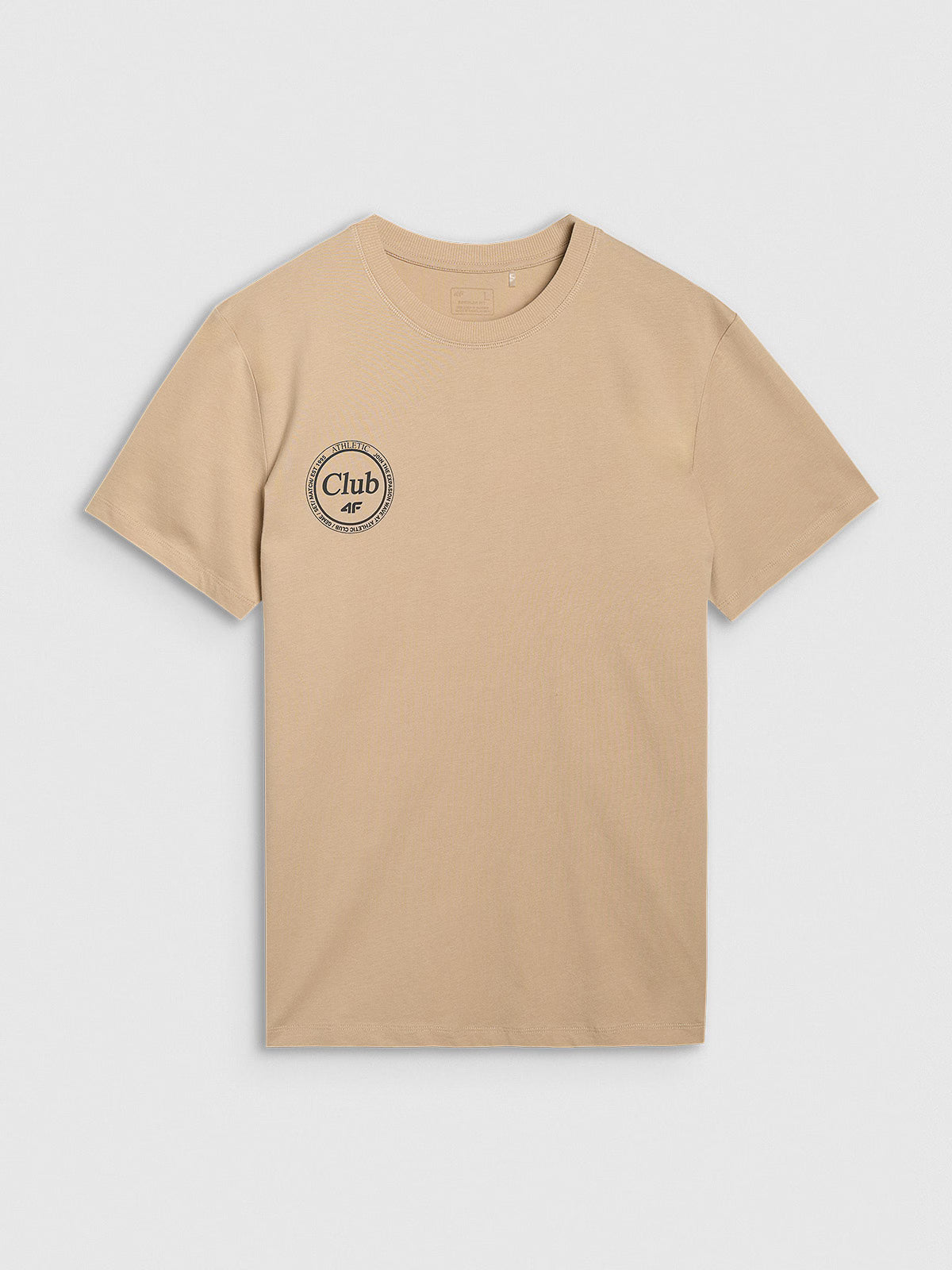 T-shirt regular z nadrukiem męski