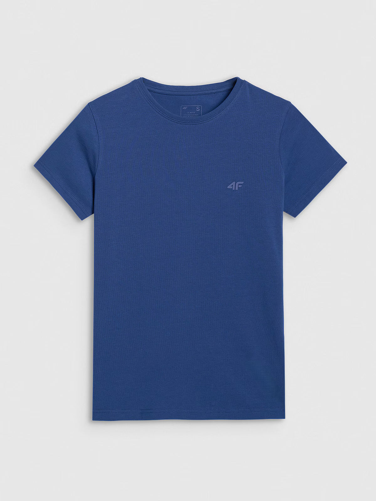 T-shirt slim gładki damski