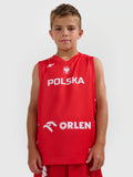 Koszulka reprezentacyjna z możliwością personalizacji dziecięca 4F x PZKOSZ