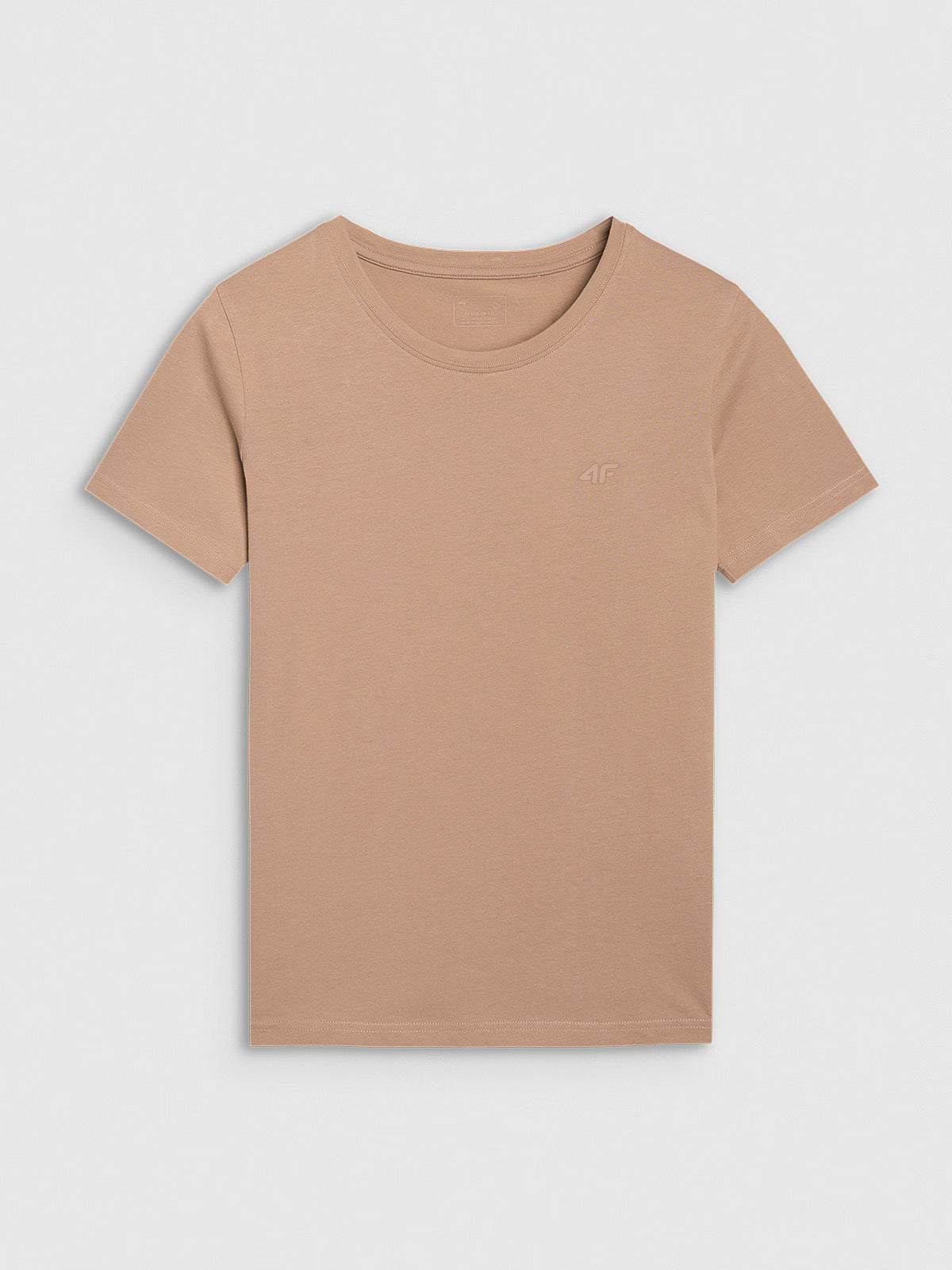 T-shirt regular gładki damski