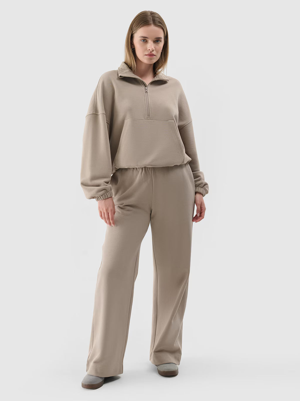 Bluza dresowa bez kaptura damska