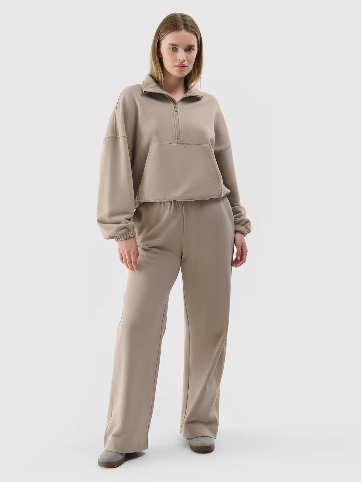 Bluza dresowa bez kaptura damska