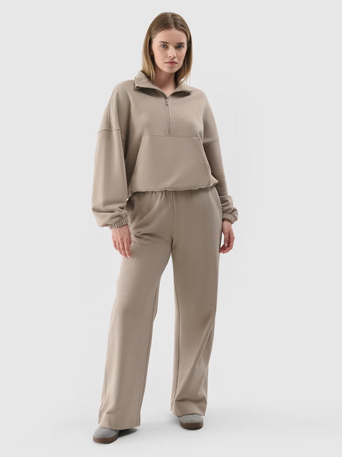 Bluza dresowa bez kaptura damska