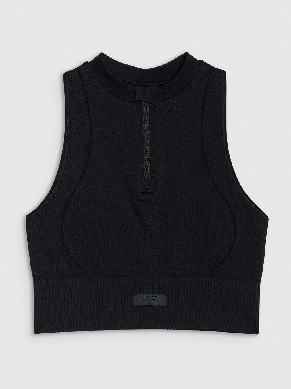 Crop-top treningowy slim bezszwowy damski