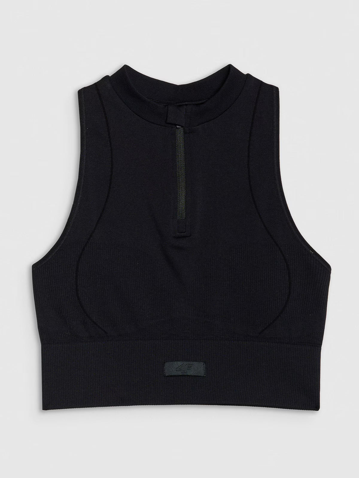 Crop-top treningowy slim bezszwowy damski