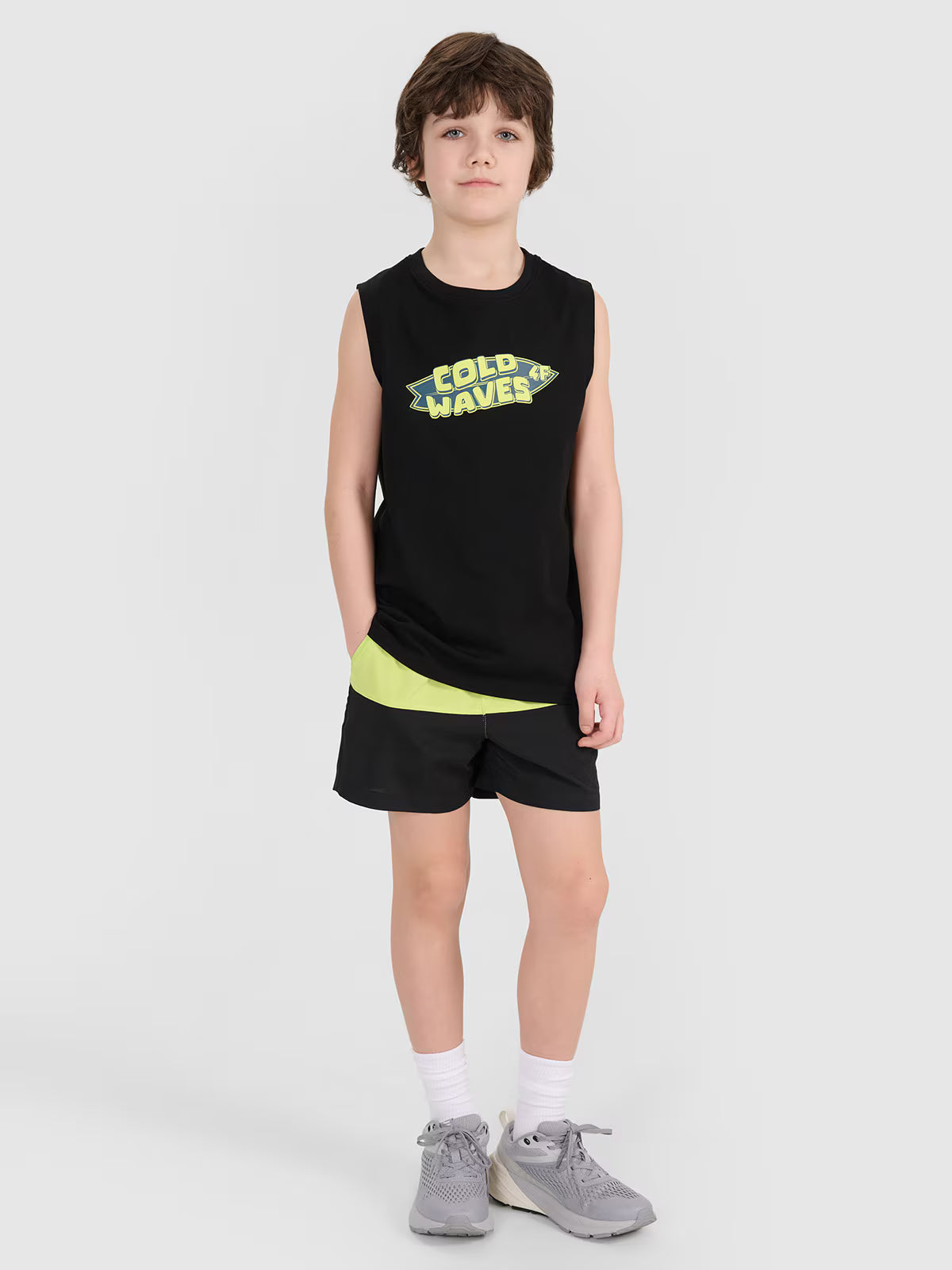 Tank top regular z nadrukiem chłopięcy