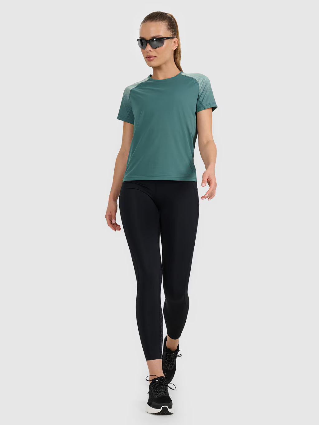 Legginsy do biegania szybkoschnące damskie