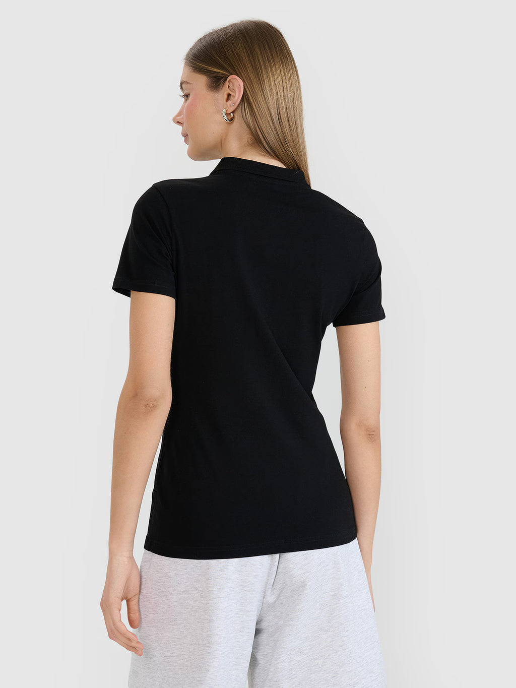 Koszulka polo slim damska
