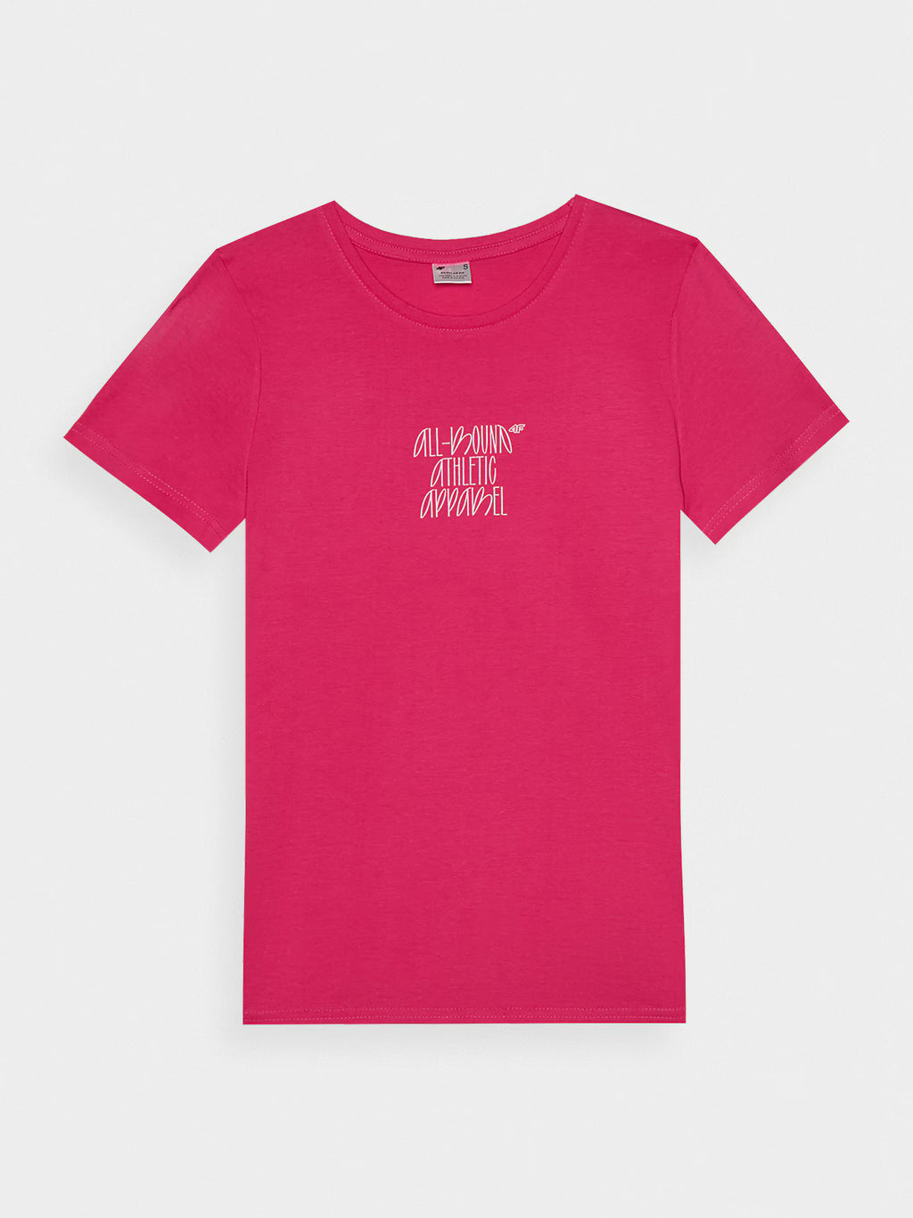 T-shirt slim z nadrukiem damski