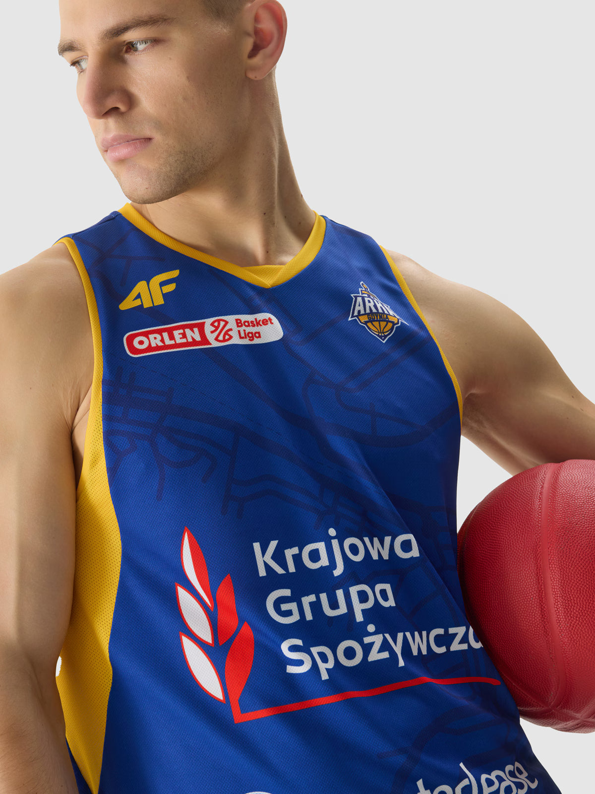 Koszulka meczowa replika domowa z sezonu 2023/24 męska 4F x Arka Gdynia