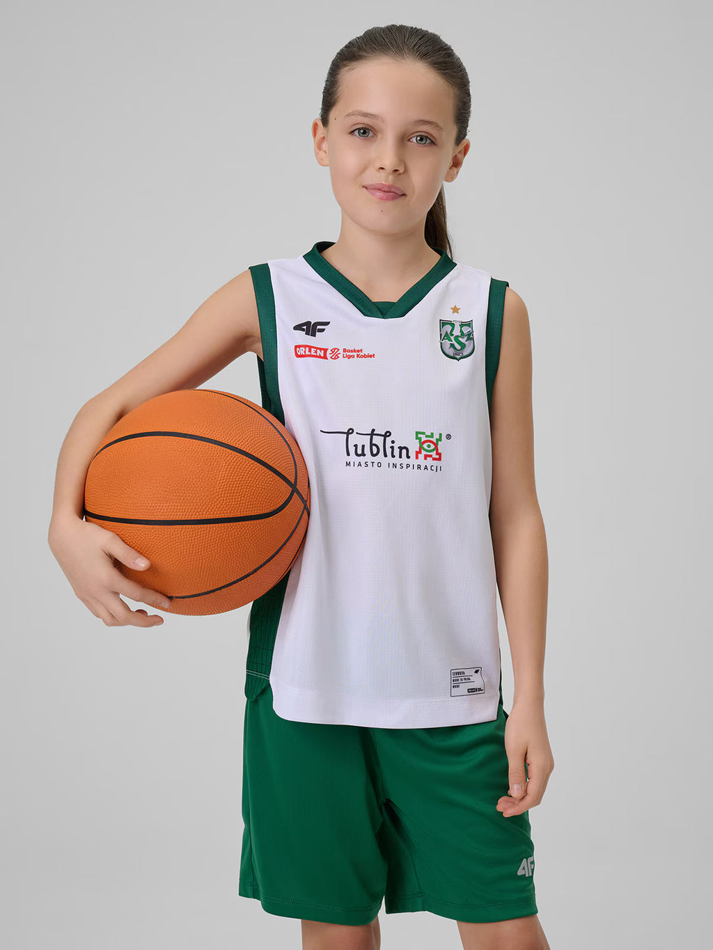Koszulka meczowa replika domowa z sezonu 2025/26 dziecięca 4F x AZS UMCS Lublin