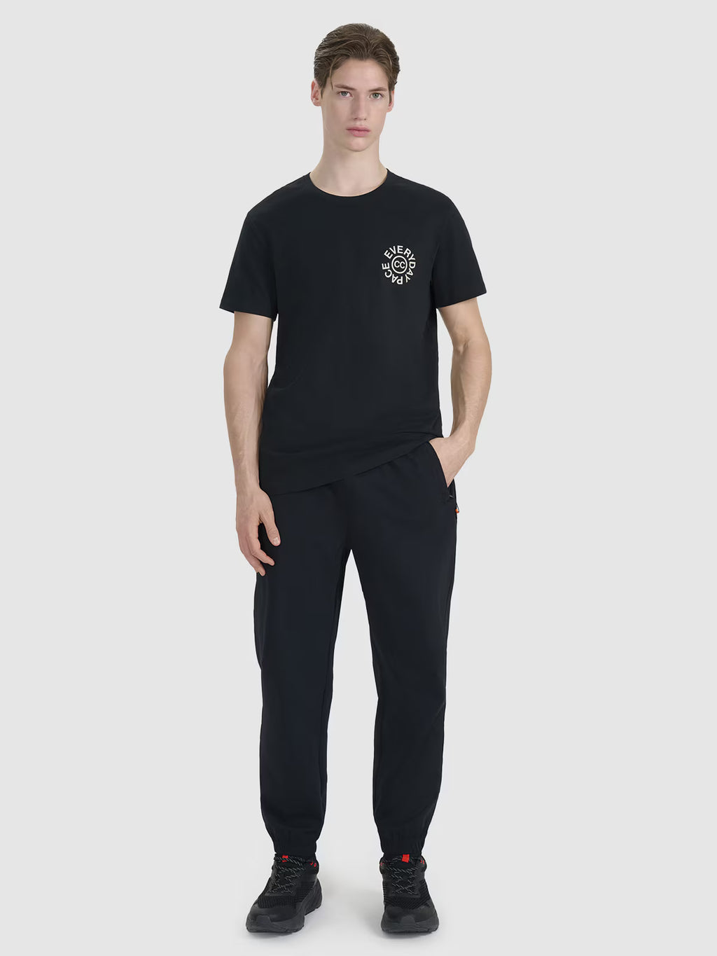 T-shirt regular z nadrukiem męski