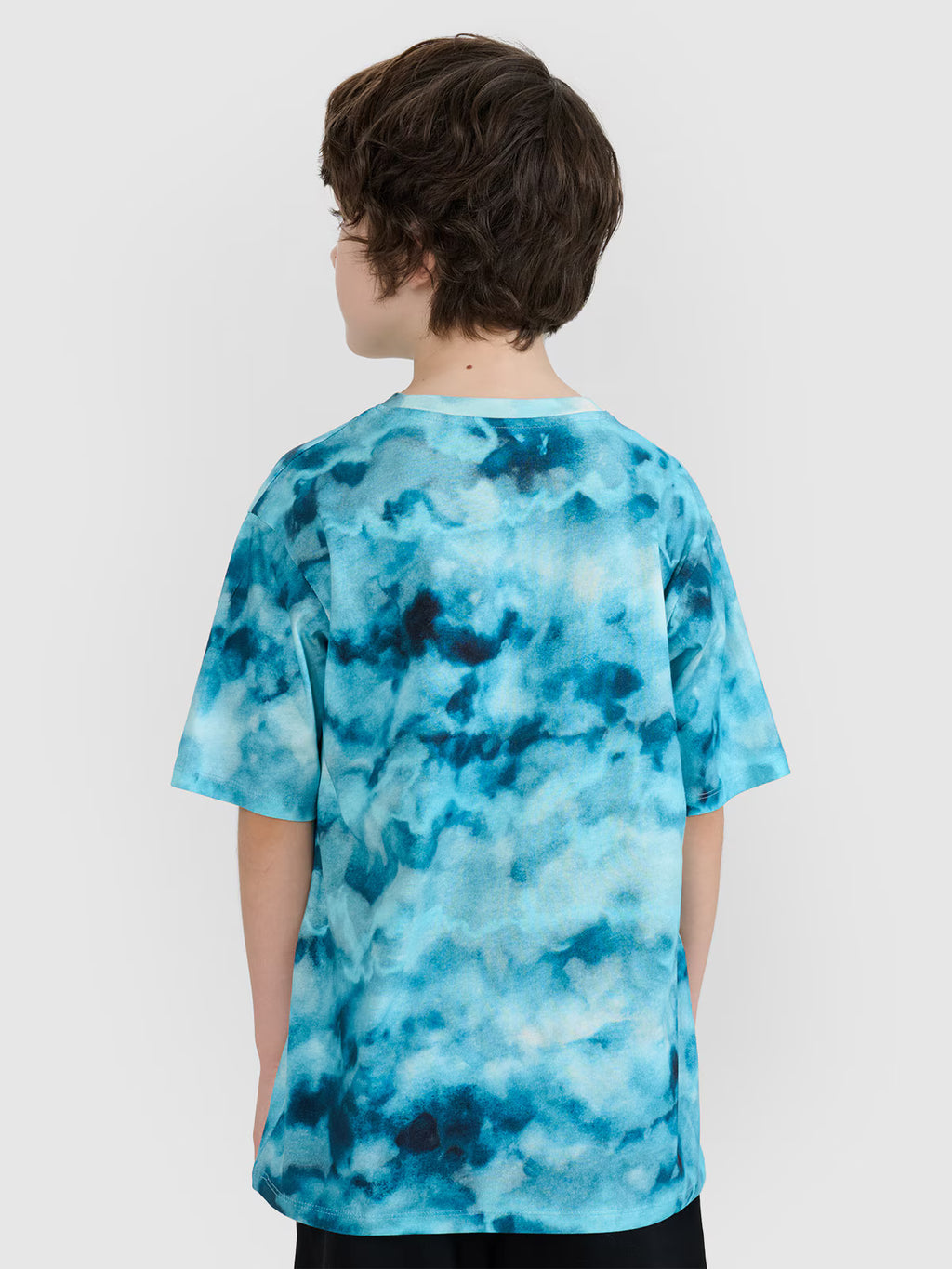 T-shirt oversize z nadrukiem chłopięcy