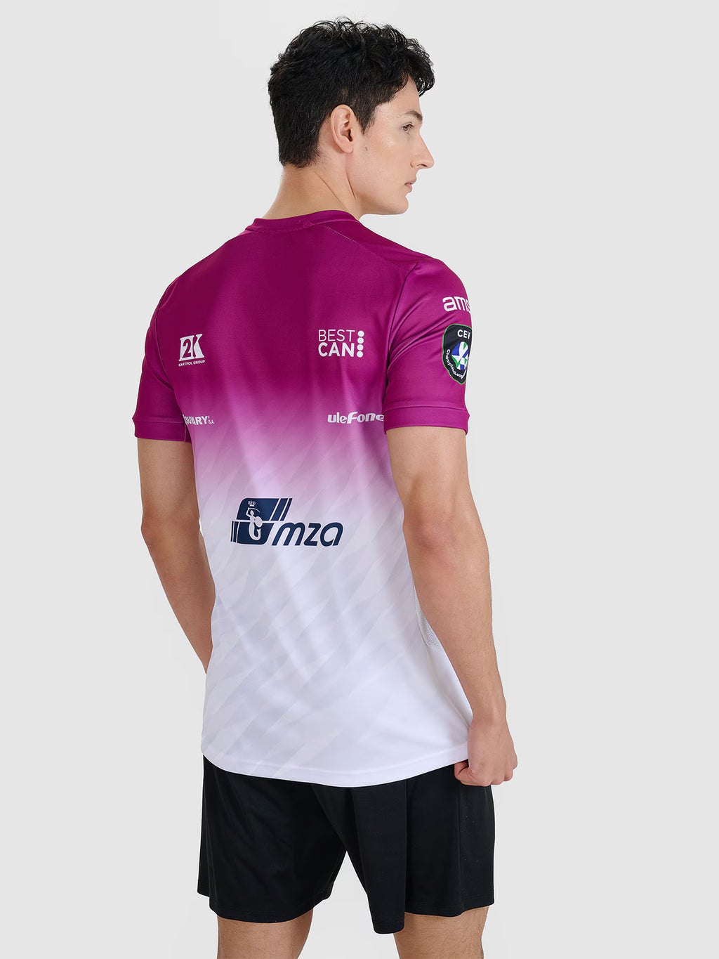 Koszulka meczowa replika wyjazdowa Liga Mistrzów CEV z sezonu 2024/25 męska 4F x Projekt Warszawa