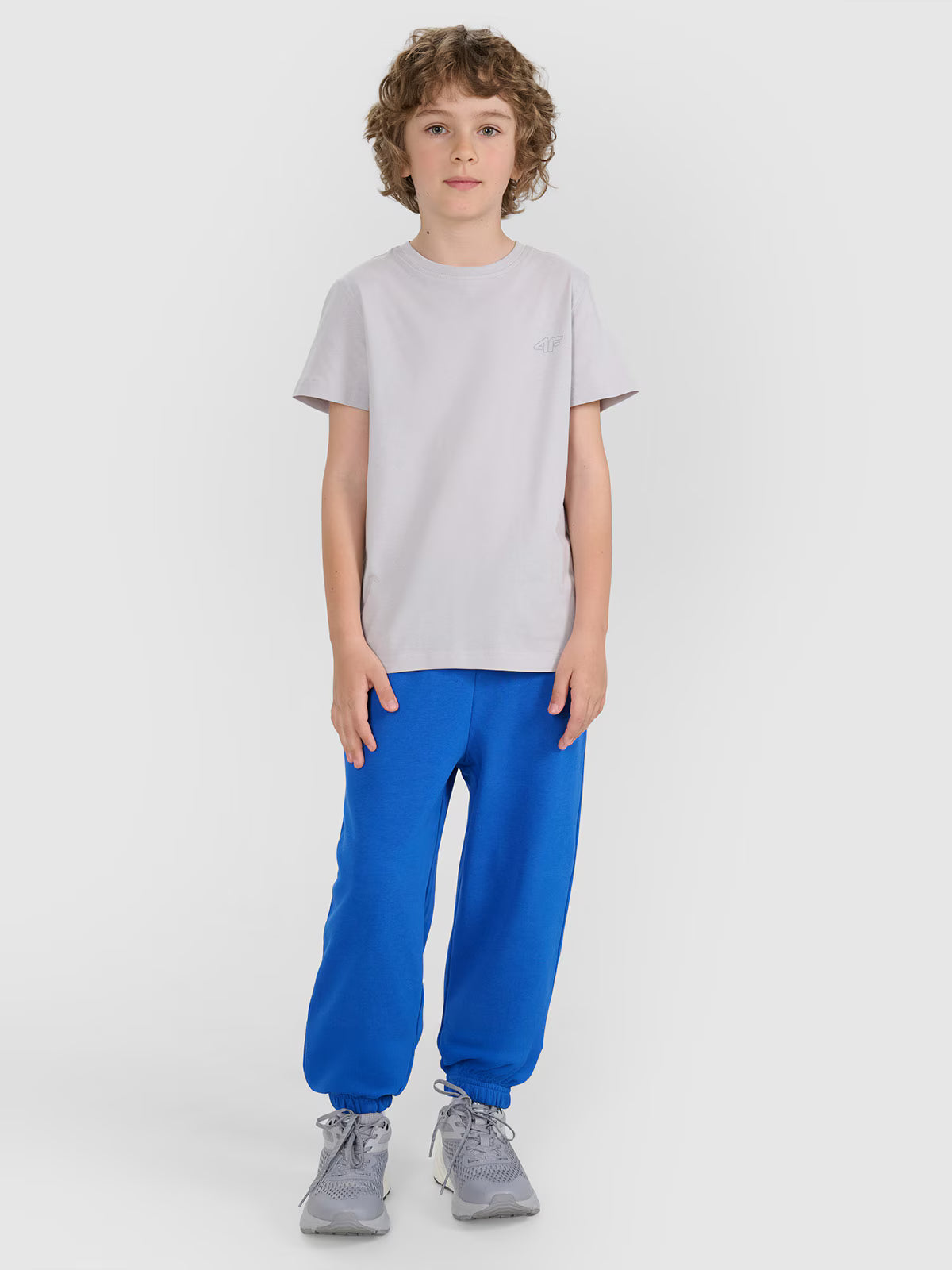 T-shirt regular gładki (2-pack) dziecięcy