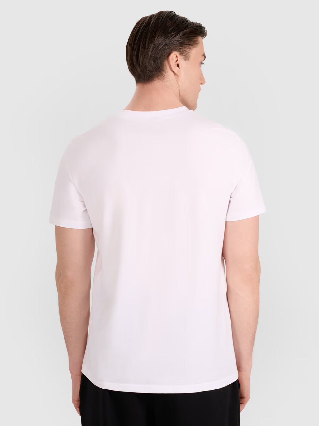 T-shirt regular z nadrukiem siatkarskim męski