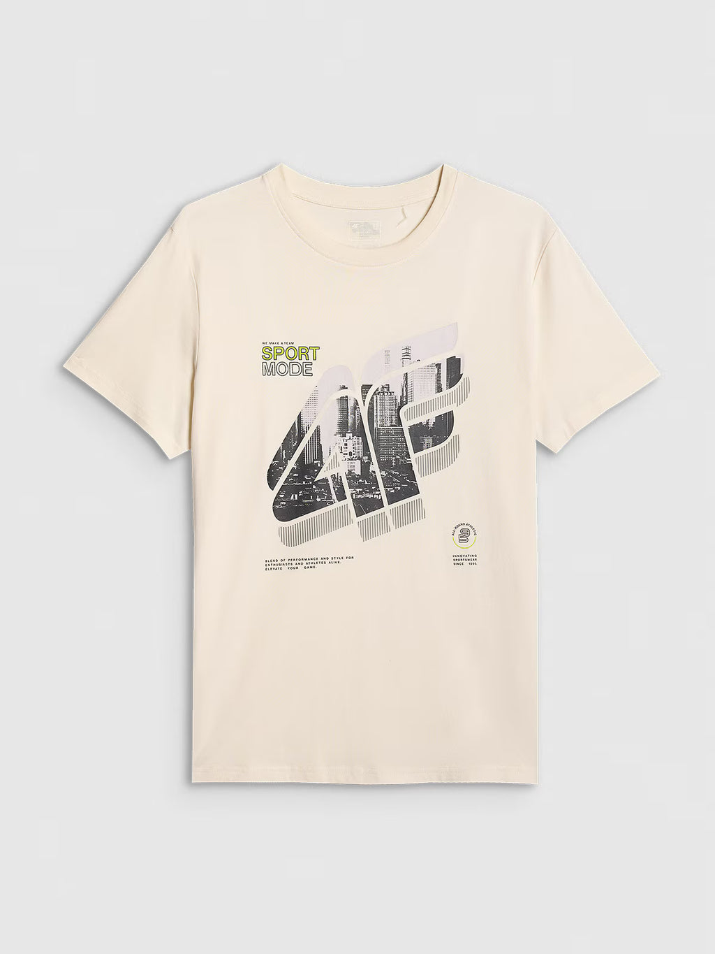 T-shirt regular z nadrukiem męski