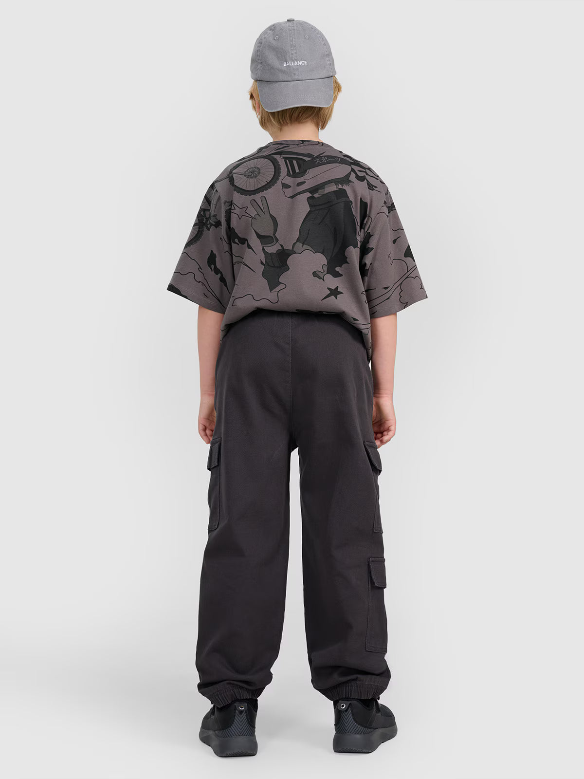 Spodnie casual cargo chłopięce