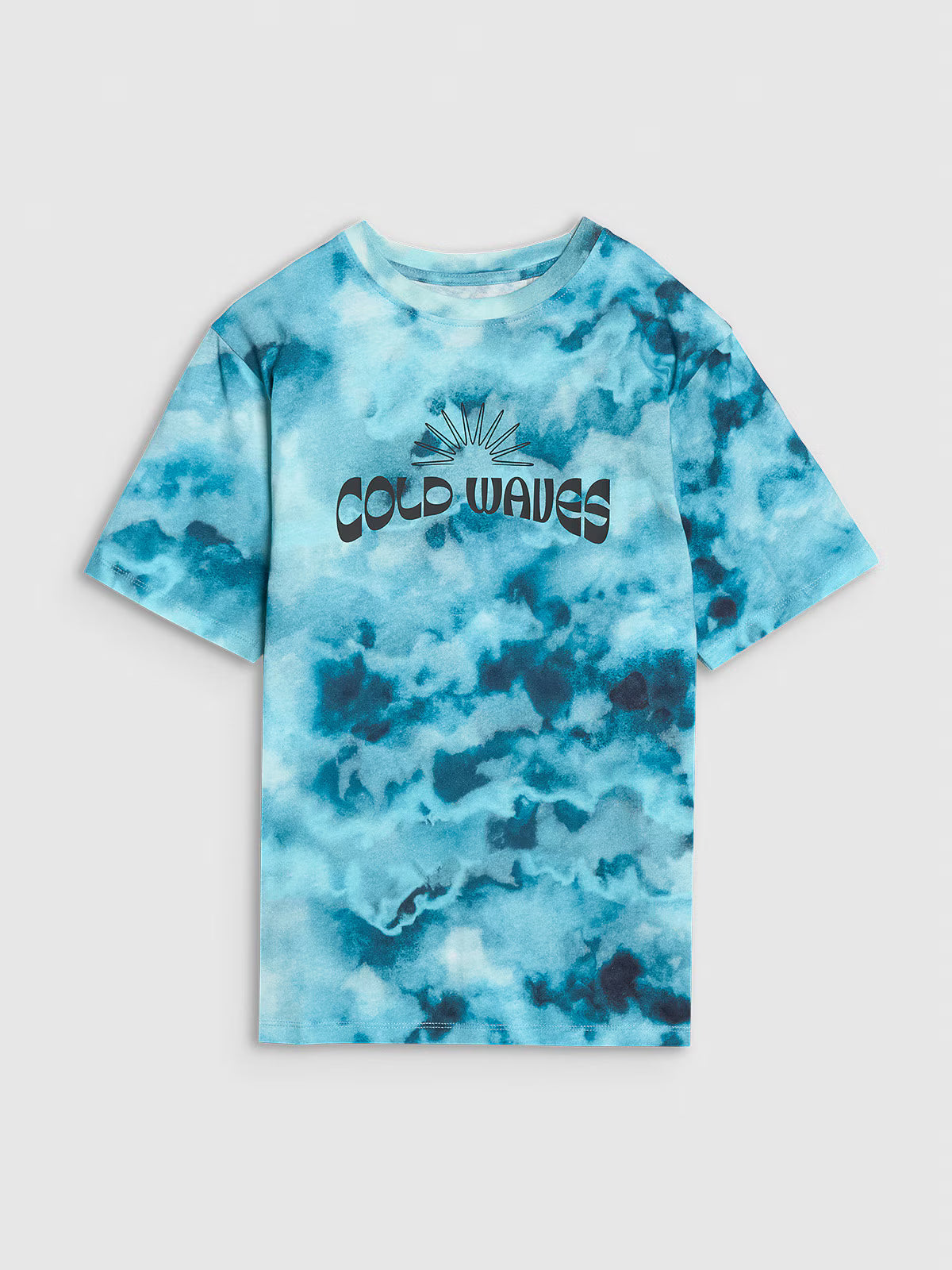T-shirt oversize z nadrukiem chłopięcy
