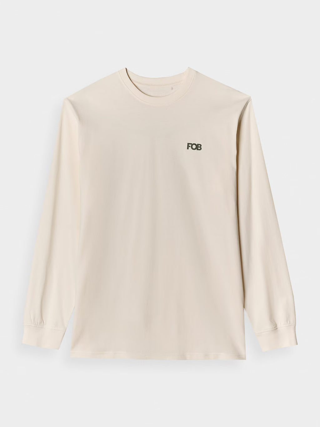 Longsleeve oversize z nadrukiem męski