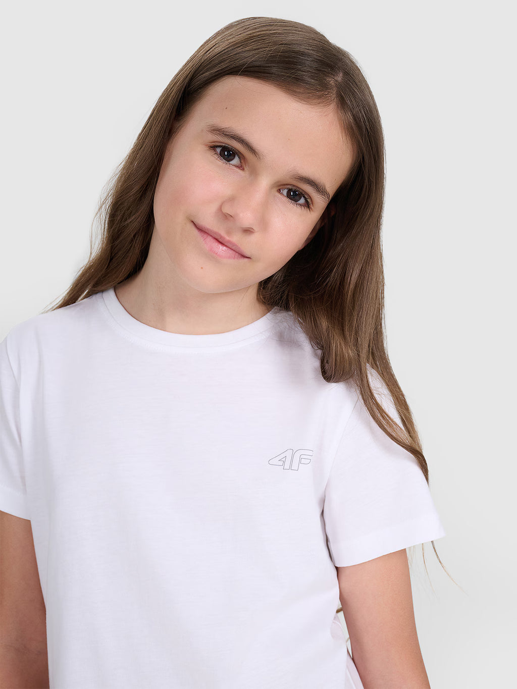T-shirt regular gładki (2-pack) dziecięcy